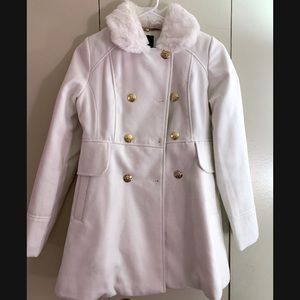 White Fancy Winter Coat Jessica Simpson Girls